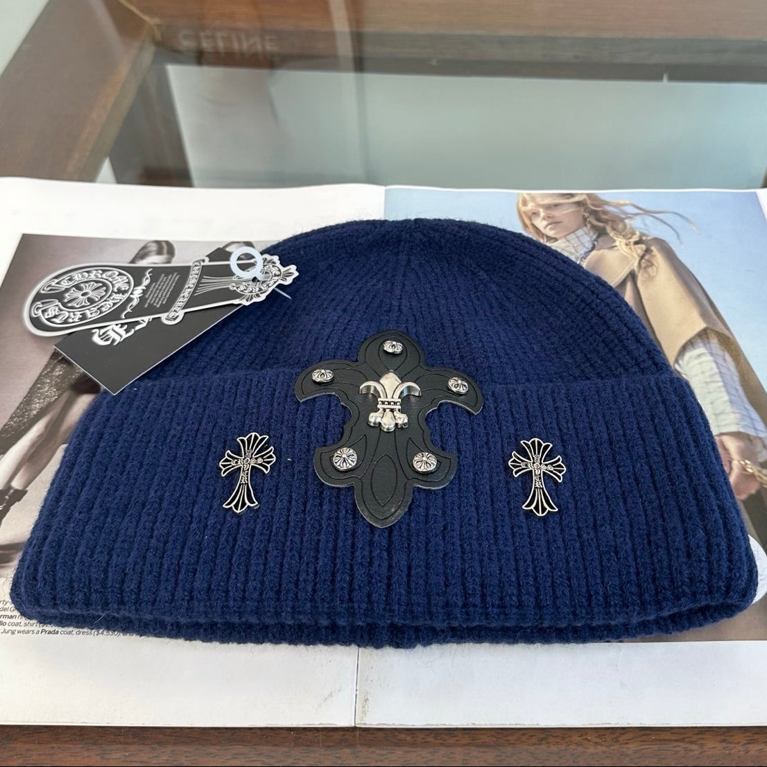 Chrome Hearts Knitted Beanie Hat 512477