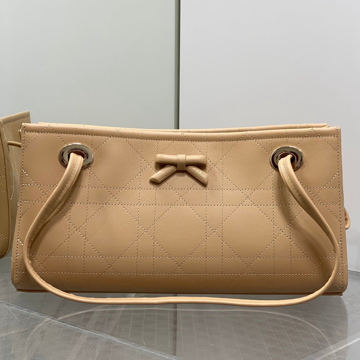 Dior 2026 Promenade Shopping Bag 31cm Suede Leather Canvas 408648