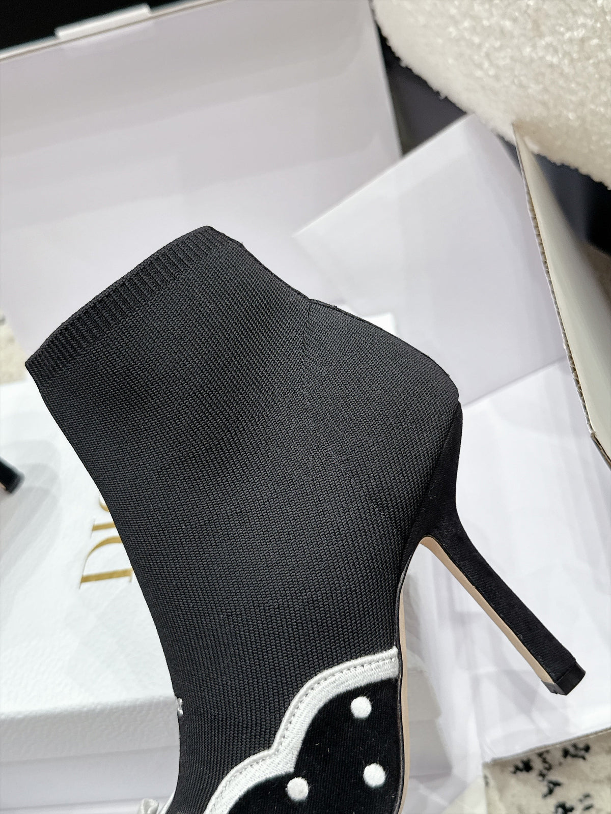 Dior 2026 Romance Ankle Boots 100mm Fabric 139306