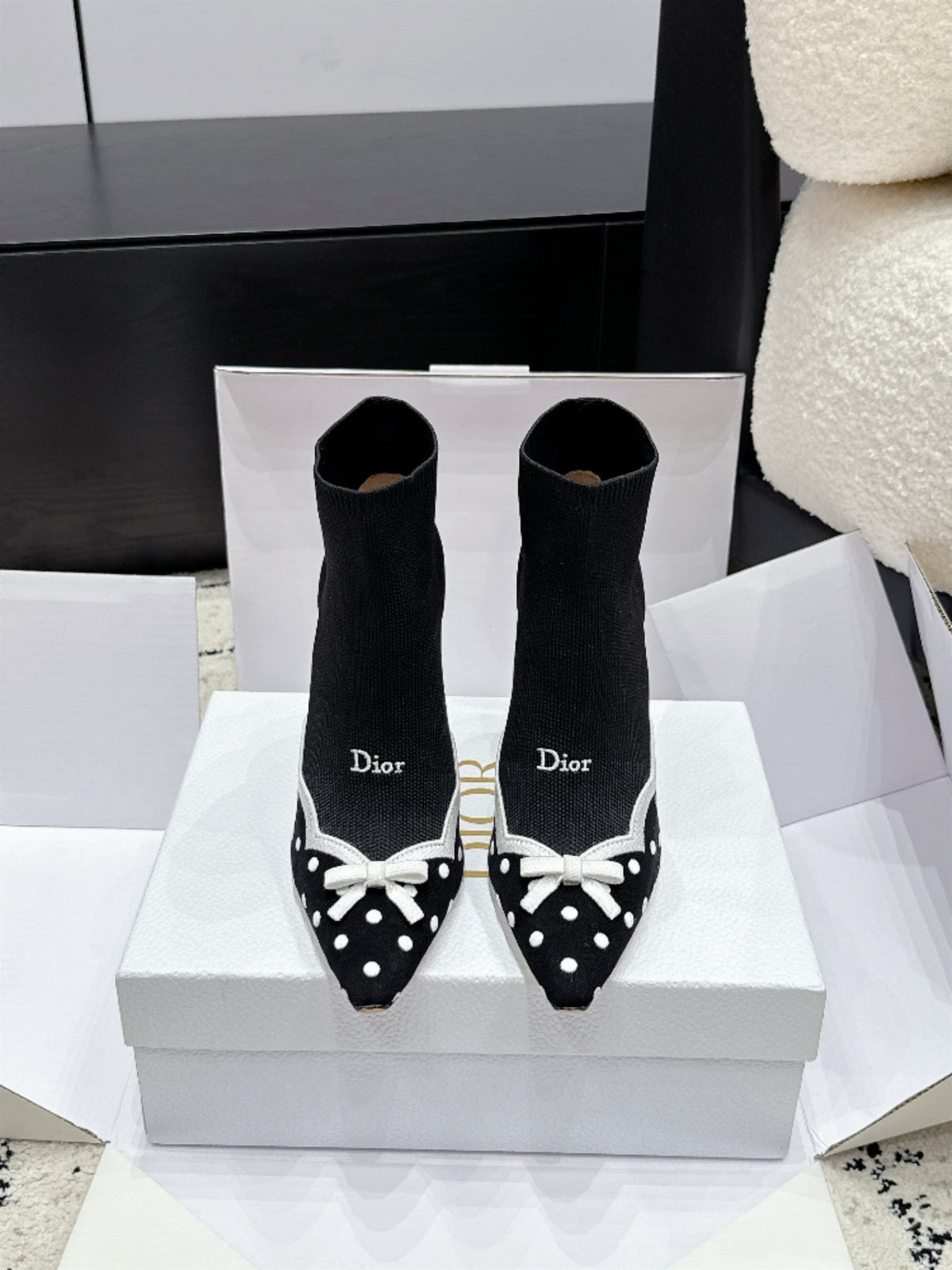 Dior 2026 Romance Ankle Boots 100mm Fabric 139306