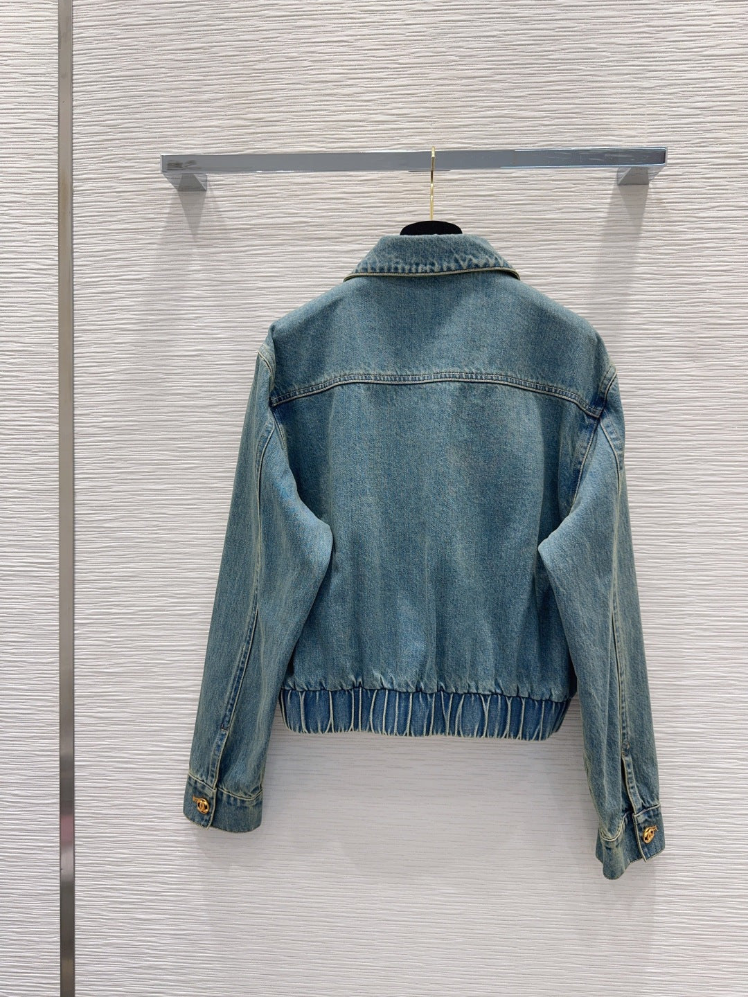 Chanel 2026 Large Double C Jacket Blue Cotton 426352