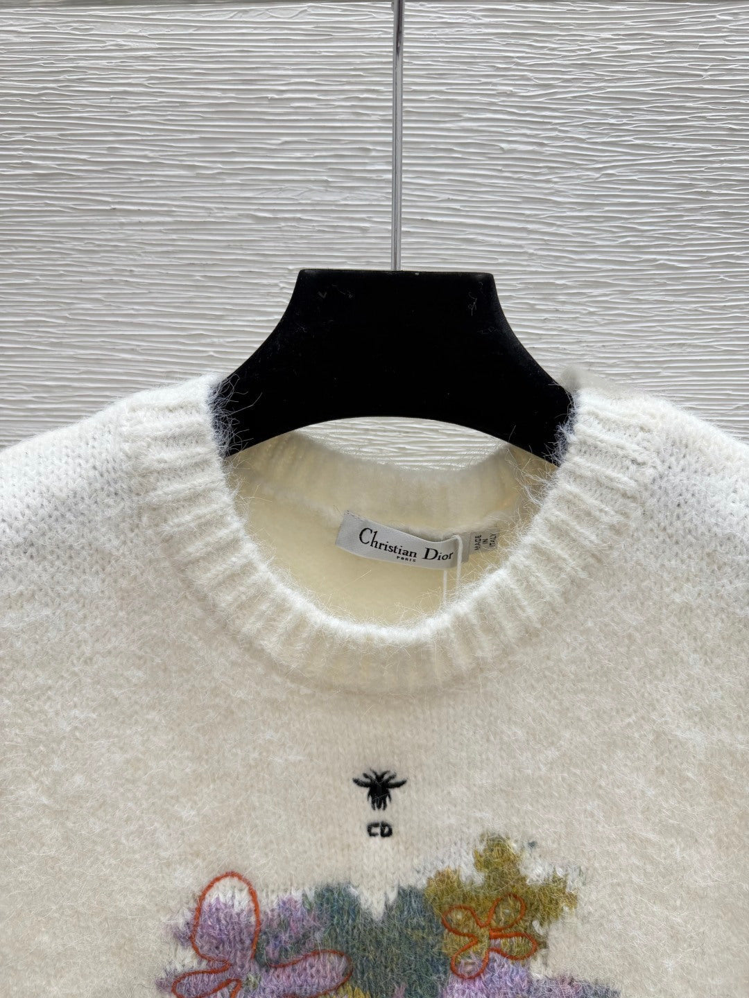Dior 2026 Floral Crew Neck Knitted Vest Wool 244644