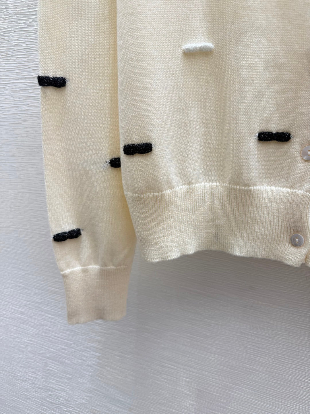 Miumiu 2026 Cardigan With Horizontal Stripes Wool 913384