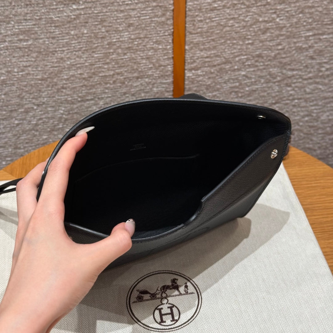 High-end Hermes 2026 Videpoches Bag 21cm Togo Calfskin