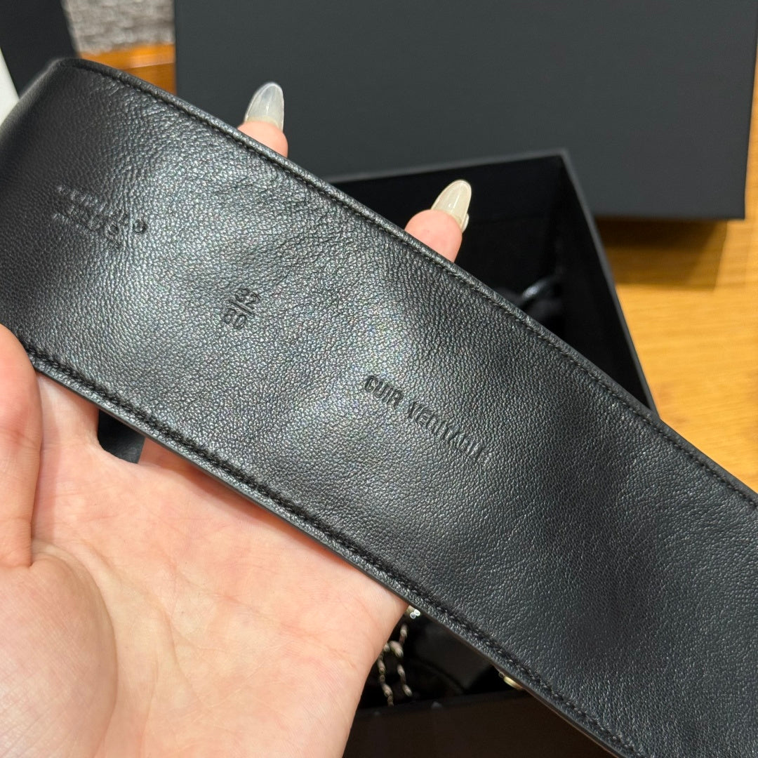 Chanel 2026 Wide Round Buckle Belt 65mm 207223