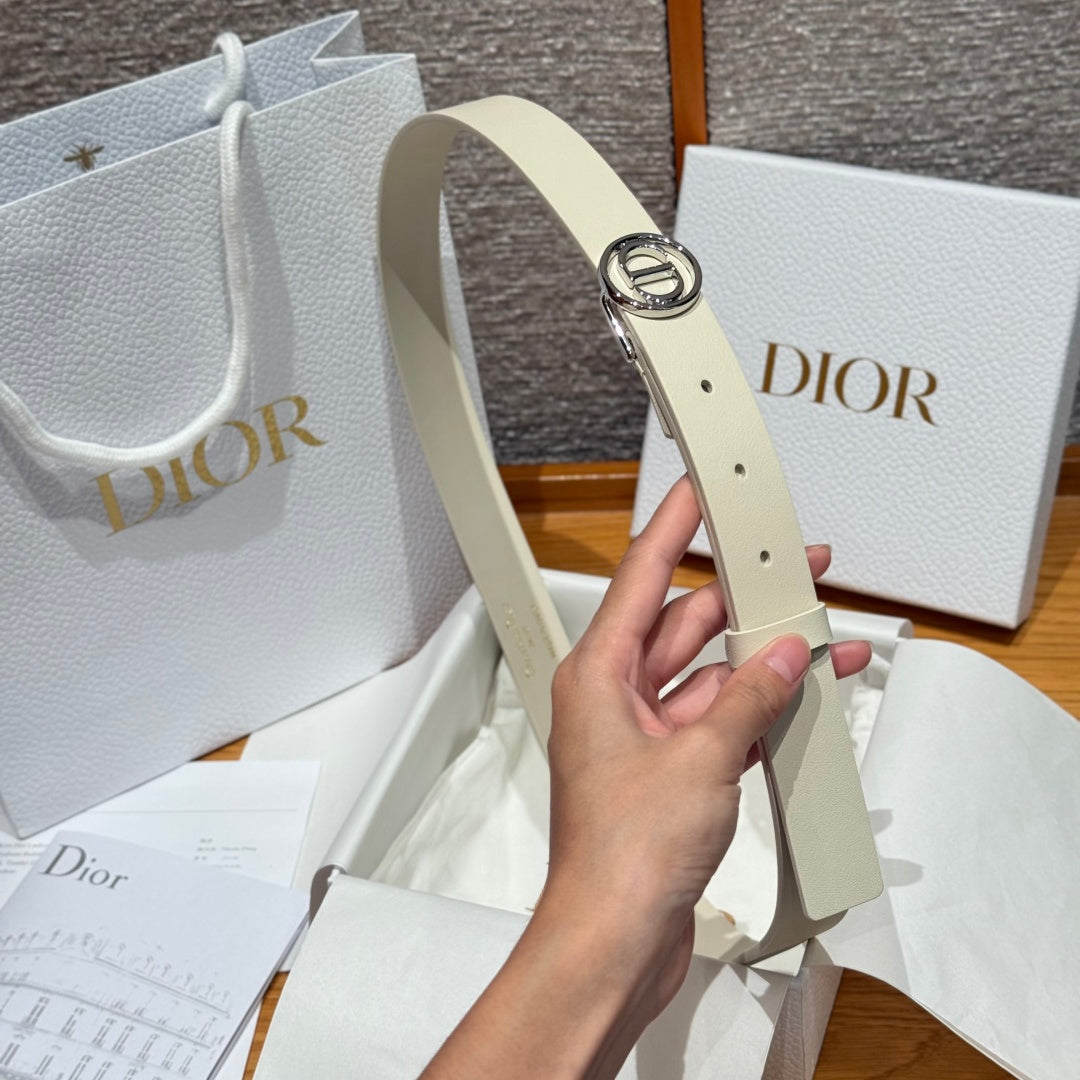 Dior 2026 Montaigne Reversible Belt 25mm Cowhide 193847
