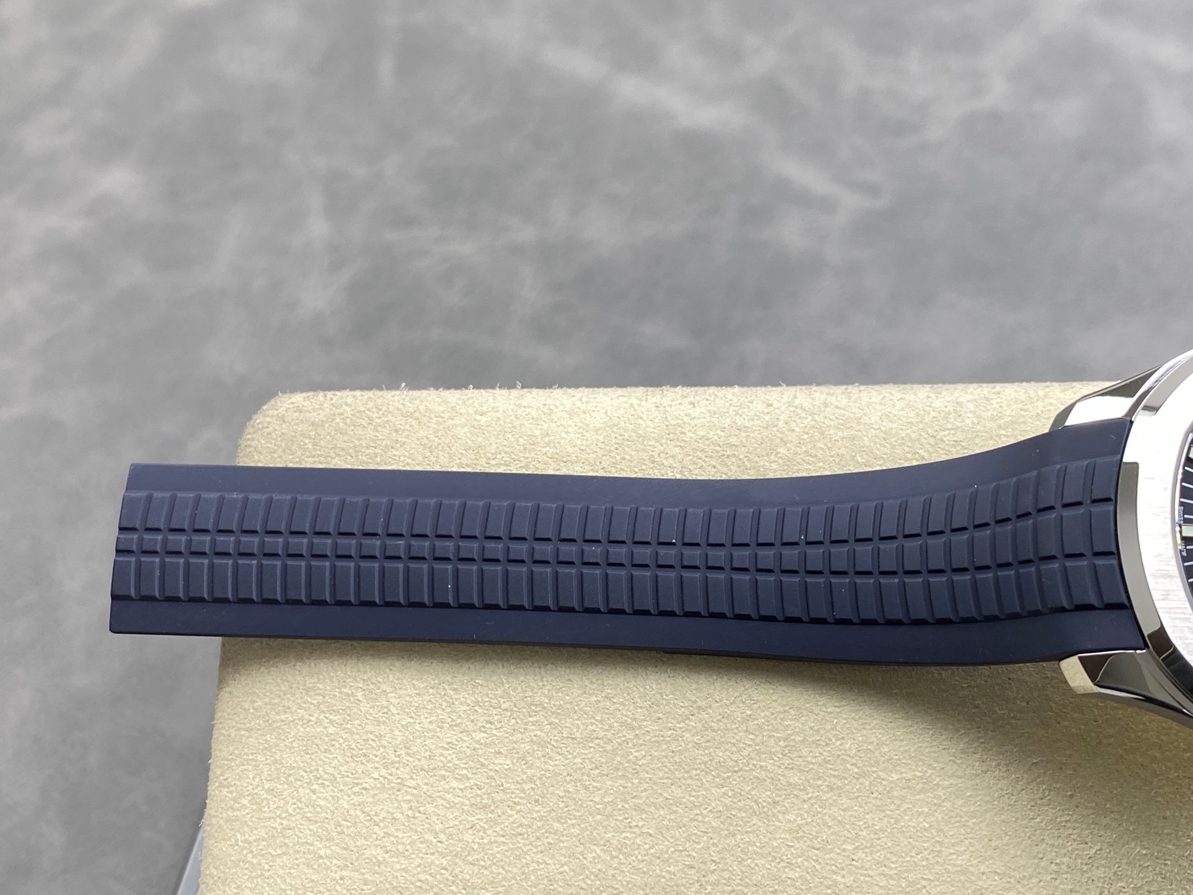 Patek Philippe Aquanaut 42mm Blue Dial Blue Rubber Strap