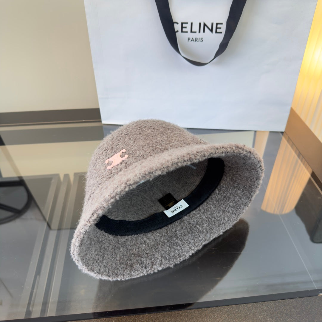 Celine Wool Bucket Hat 477544