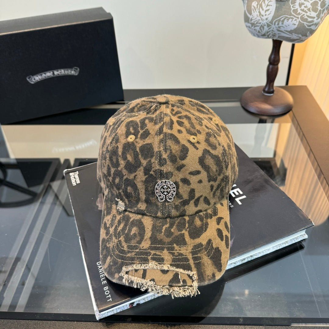 Chrome Hearts Kaki Brown Baseball Cap Hat 497924