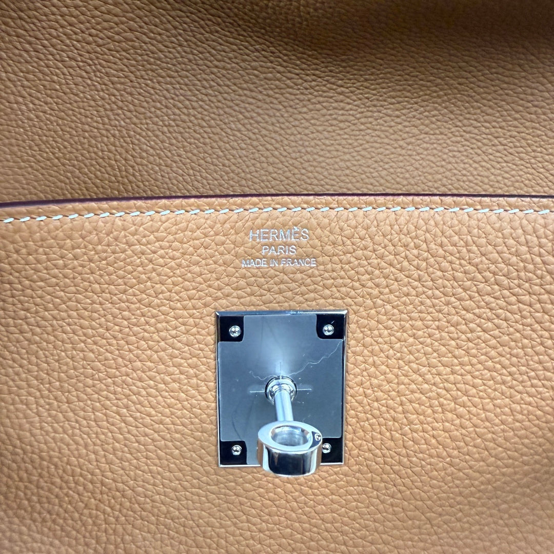 High-end Hermes 2026 Kelly Messenger 25cm Bag Togo Leather