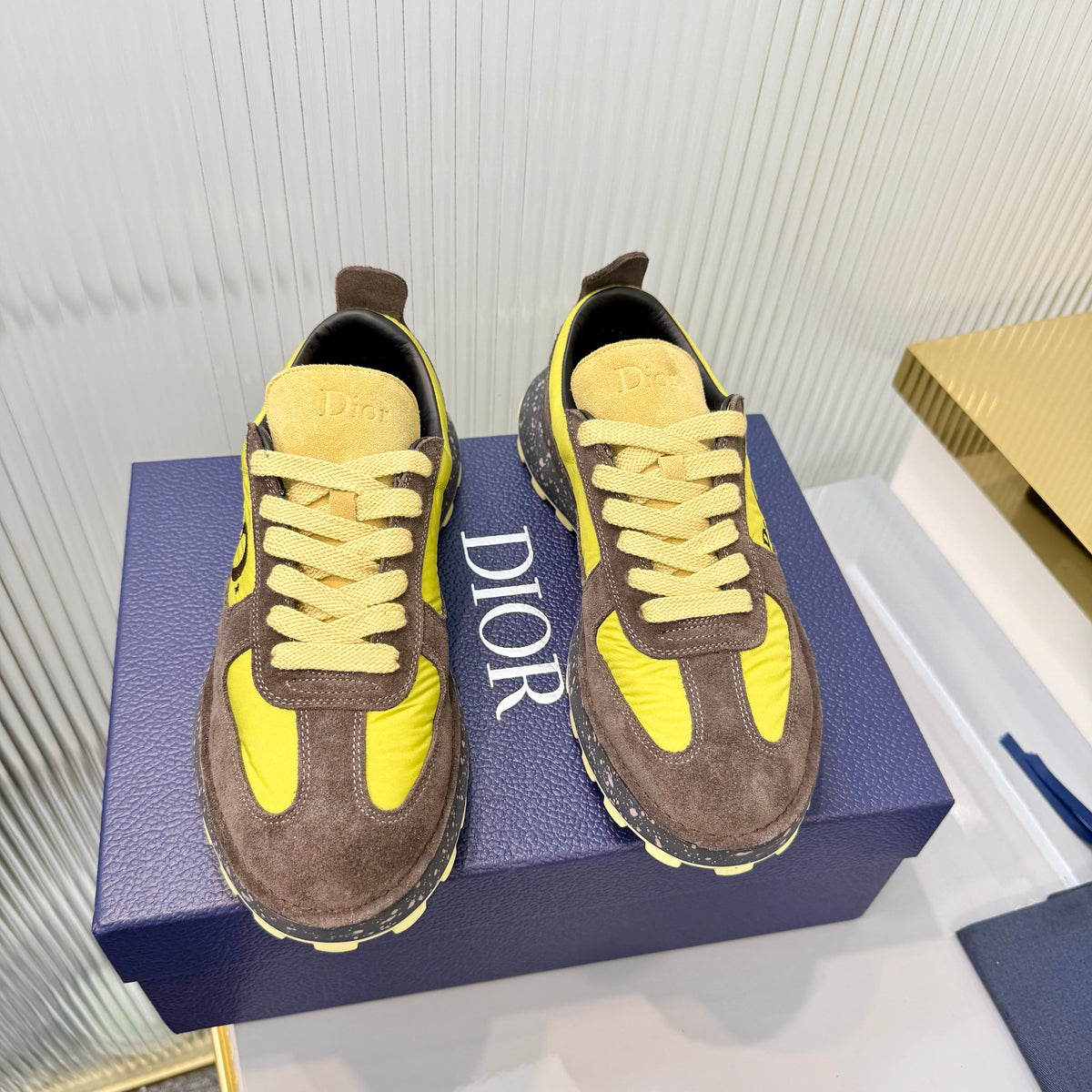 Dior 2026 Squash Sneakers Suede Fabric 141027