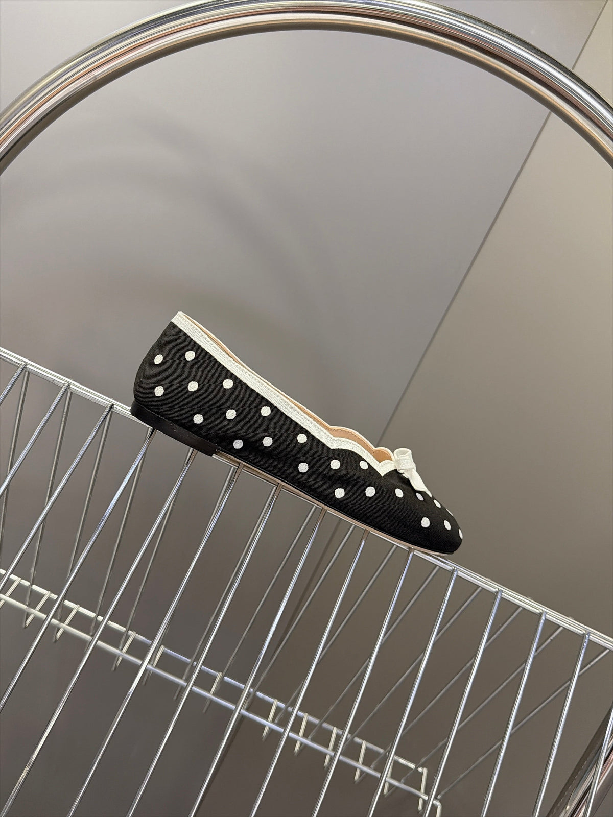 Dior 2026 Romance Round-Toe Ballet Flat Fabric 114007