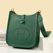High-end Hermes 2026 Evelyne Bag 17cm Taurillon Clemence Leather 3