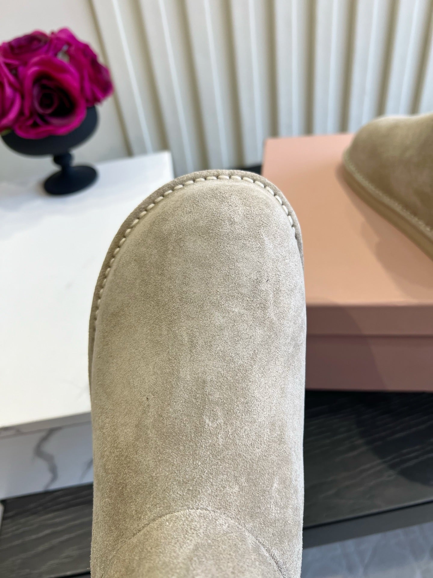 Miu Miu 2026 Snow Ankle Boots Suede 977010