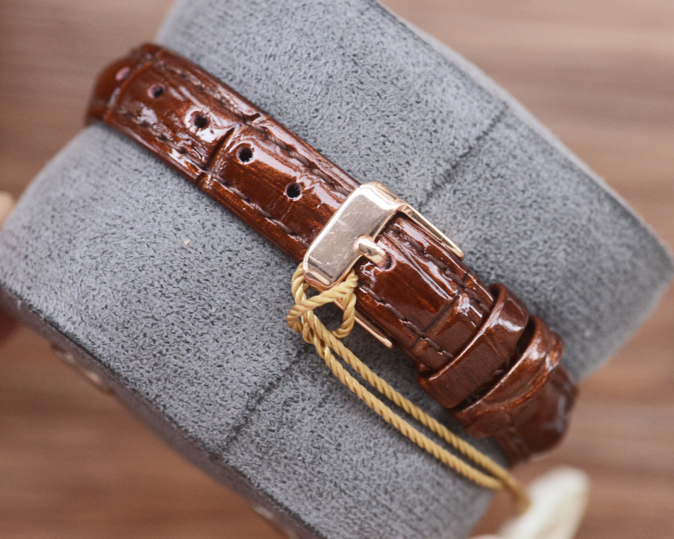 Omega De Ville Prestige 34mm Watch Leather Strap