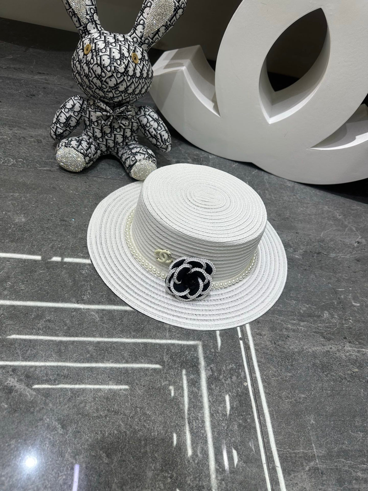 Chanel Straw Hat With Flower 262141