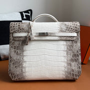 High-end Hermes 2026 Kelly Depeches 36 Briefcase Crocodile Leather
