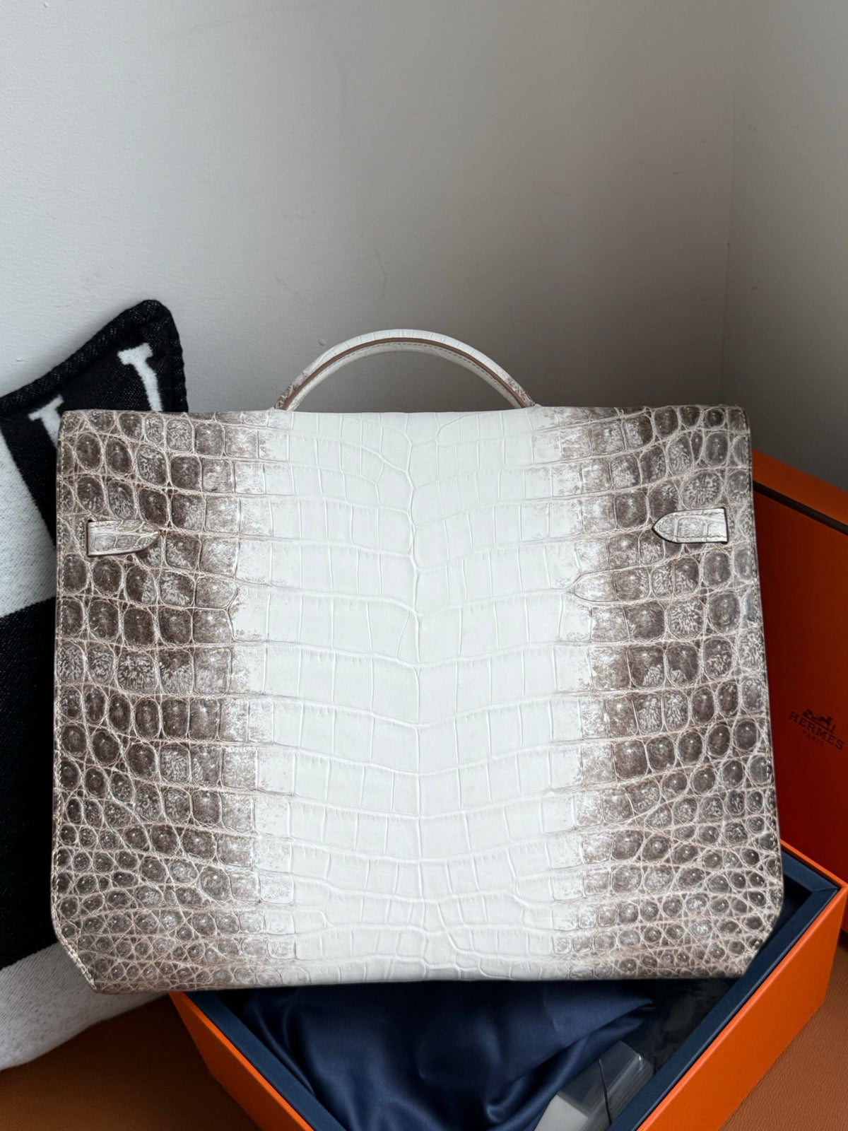 High-end Hermes 2026 Kelly Depeches 36 Briefcase Crocodile Leather