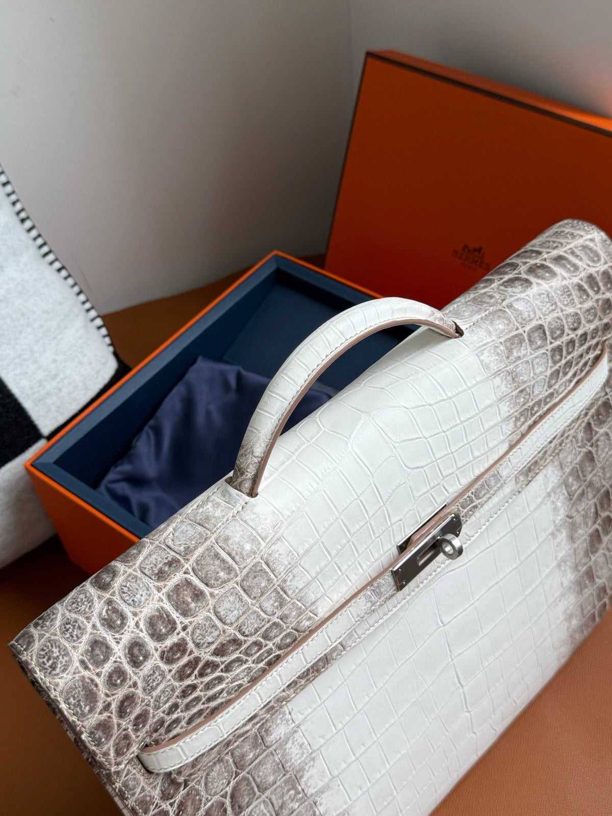 High-end Hermes 2026 Kelly Depeches 36 Briefcase Crocodile Leather