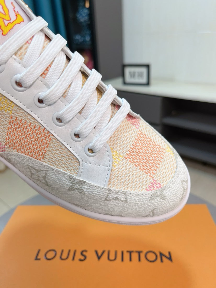 BEVERLY HILLS SNEAKERS IN LIGHT PINK FABRIC