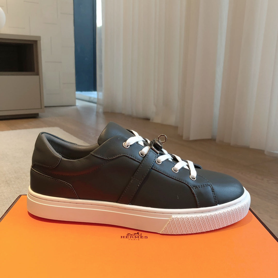 HM Day Sneaker Black White Lambskin  970890