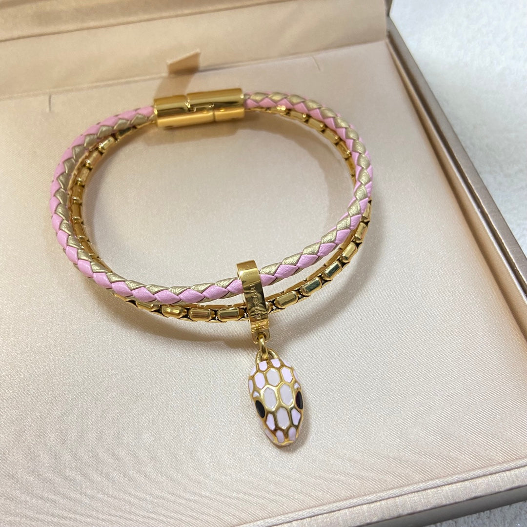 BVL Snaker Leather Cord Bracelet