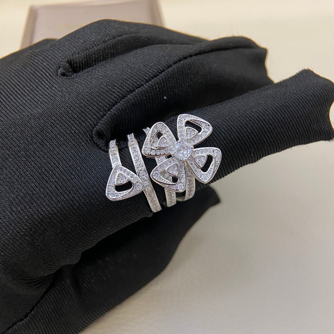BVL Full Diamond Windmill Ring