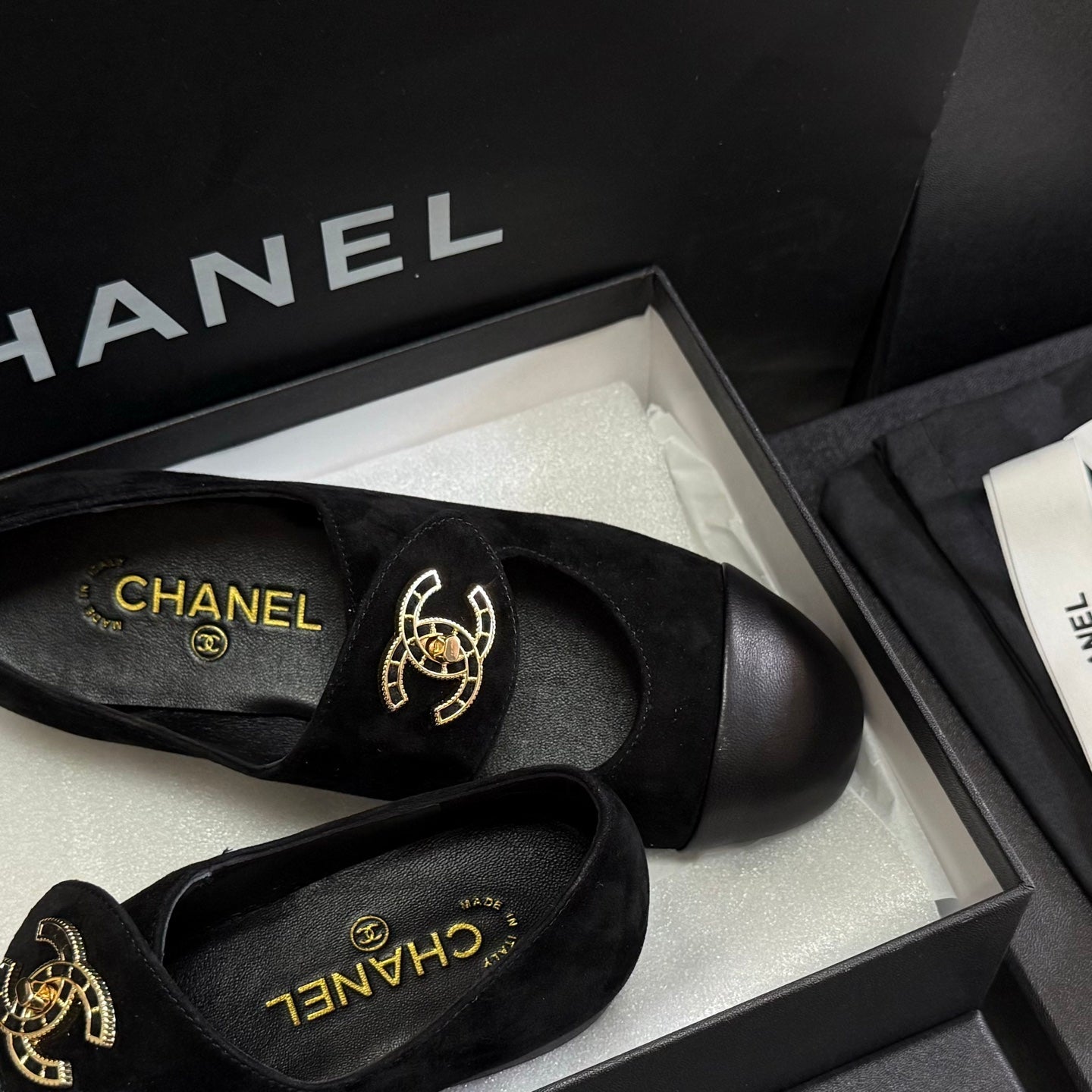 Chanel 2026 Ballet Flats Suede Leather 943016
