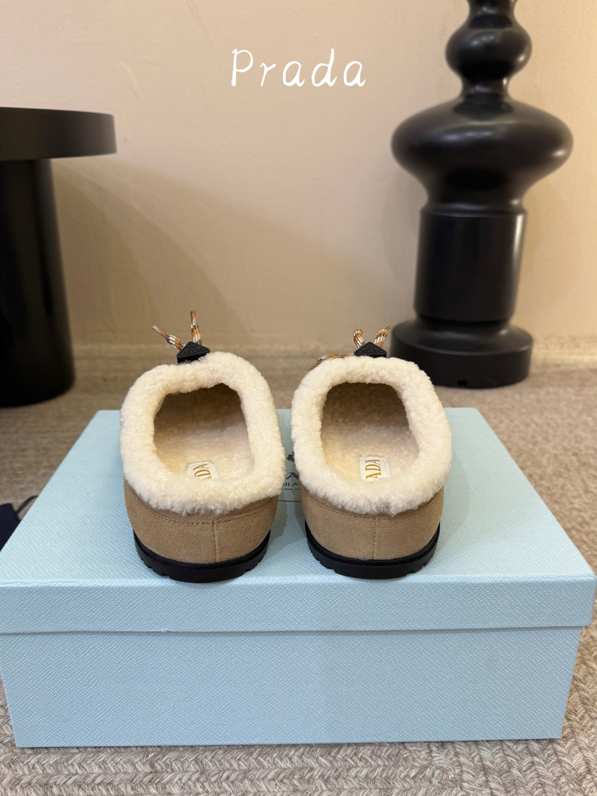 Prada 2026 Desert Laces Mule Suede 151229