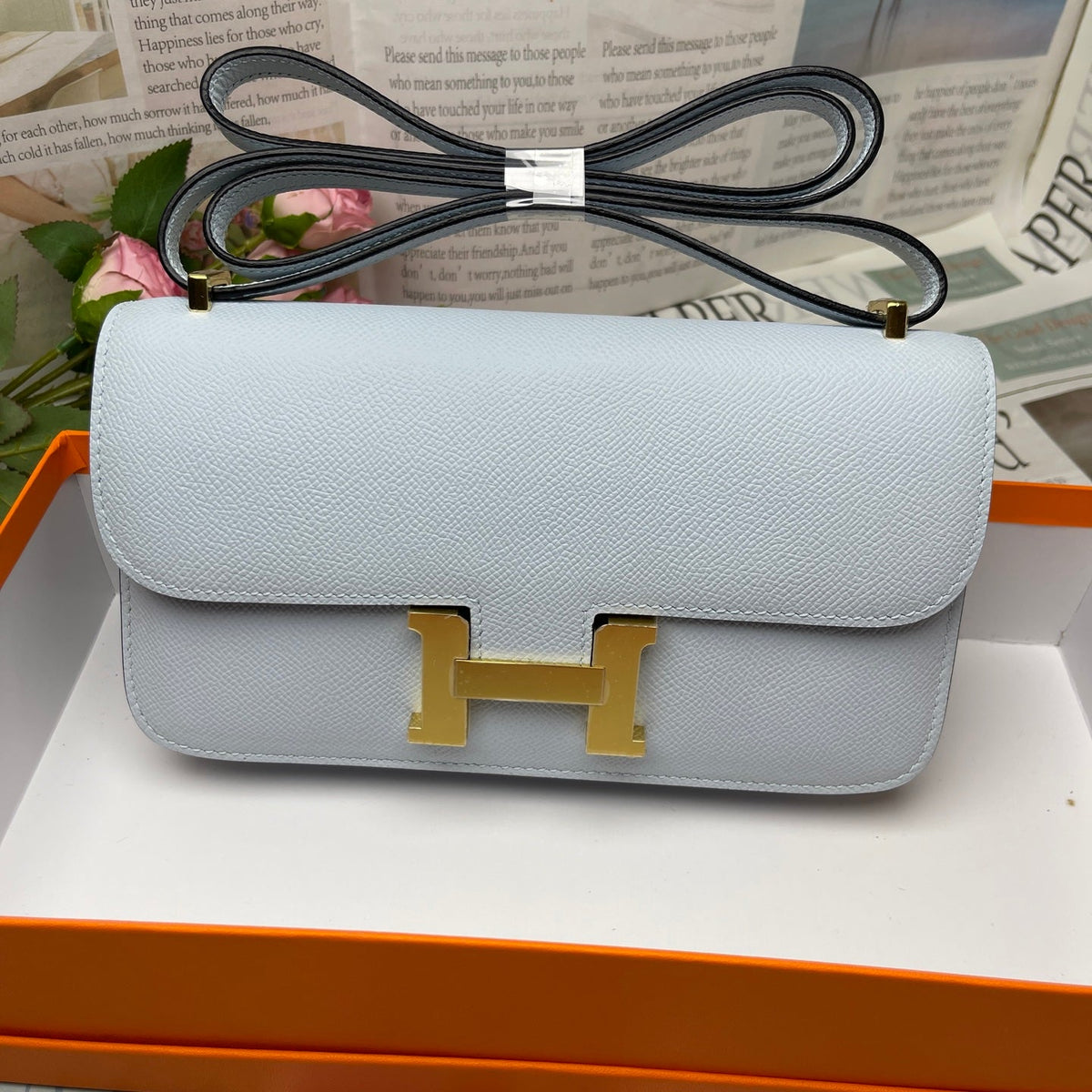 High-end Hermes 2026 Constance Elan 24cm Bag Epsom Leather 3