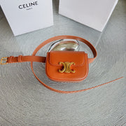 tan calfskin belt bag
