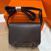 High-end Hermes 2026 Geta Bag 20cm Evercolor Calfskin