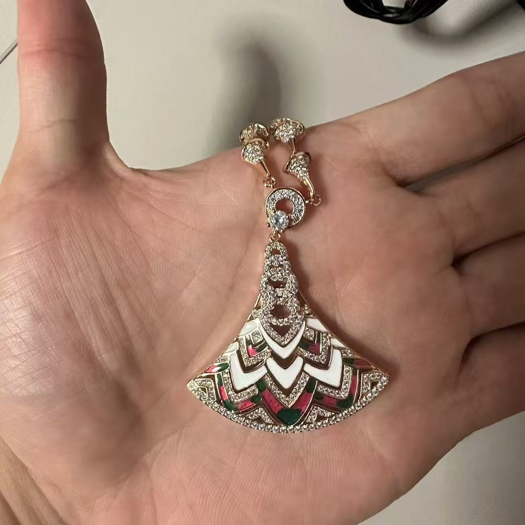 BVL Camouflage Necklace Pink Gold