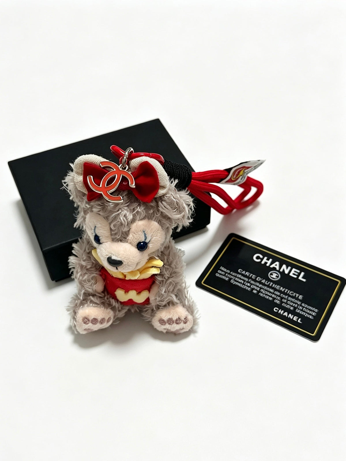 Chanel Plush Bear Charm With Potato Chips