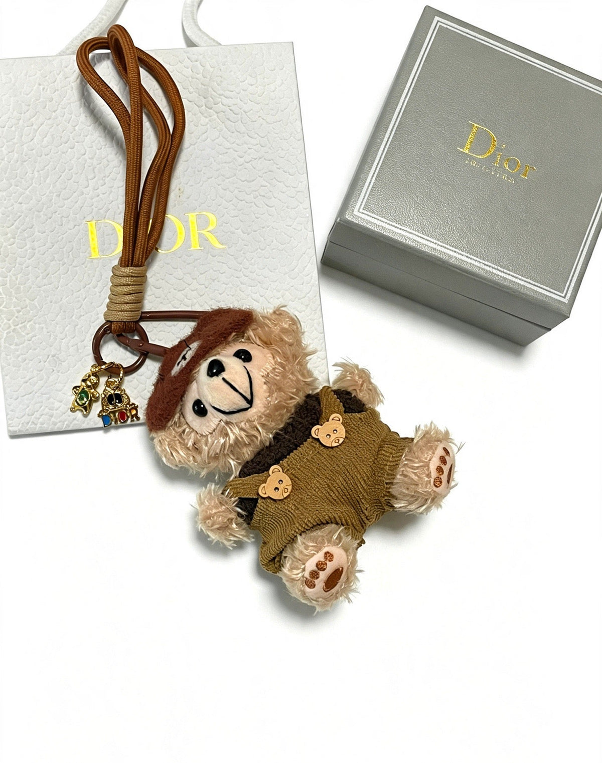 Dior Wool Brown Bear Charm