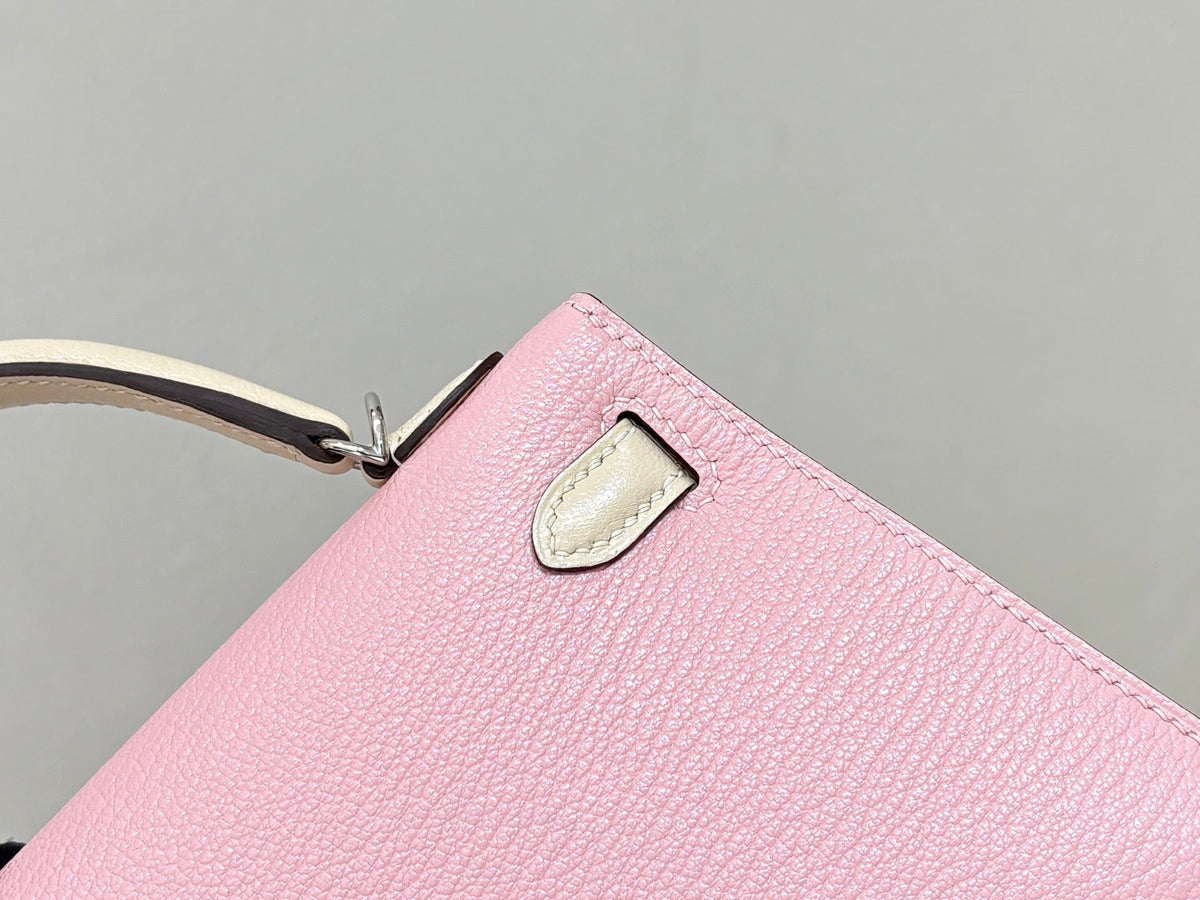 High-end Hermes 2026 Mini Kelly II 19cm Bag Goatskin Leather