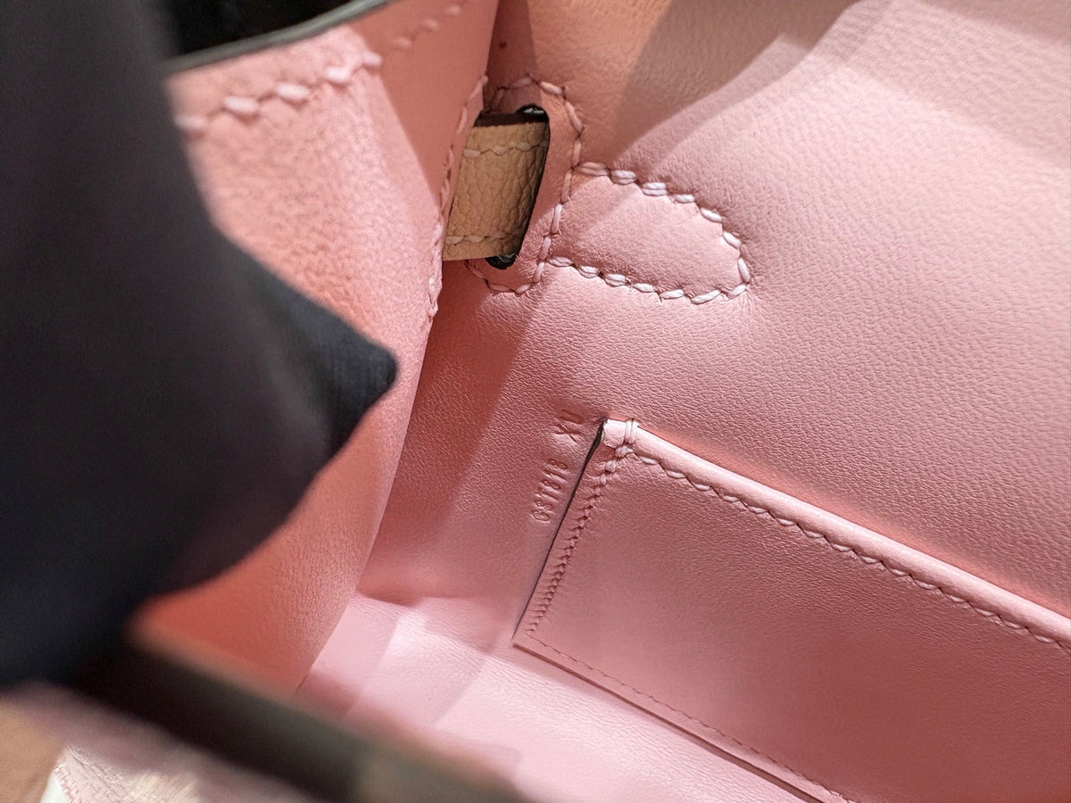High-end Hermes 2026 Mini Kelly II 19cm Bag Goatskin Leather