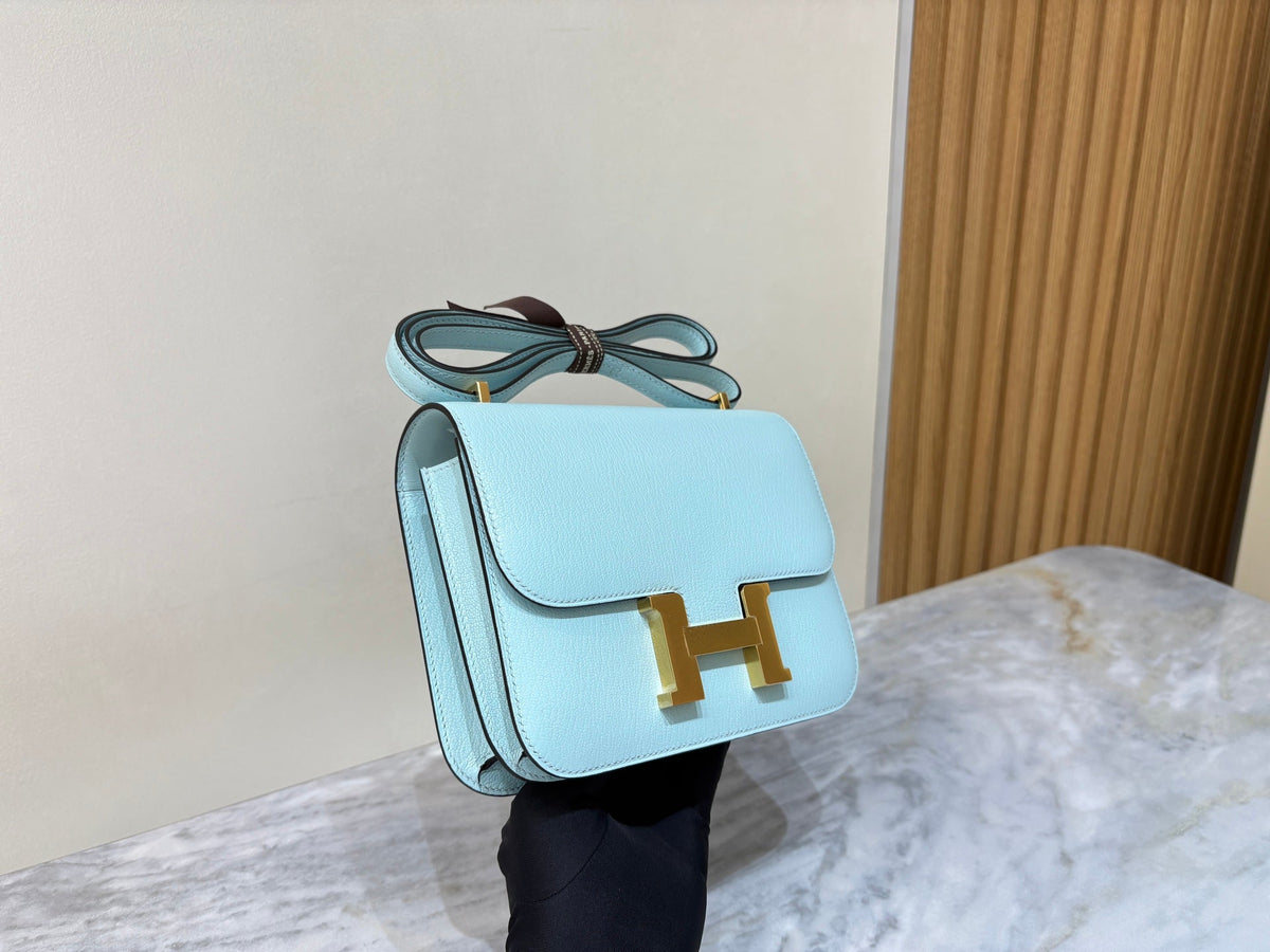 High-end Hermes 2026 Constance Bag 18cm Epsom Leather