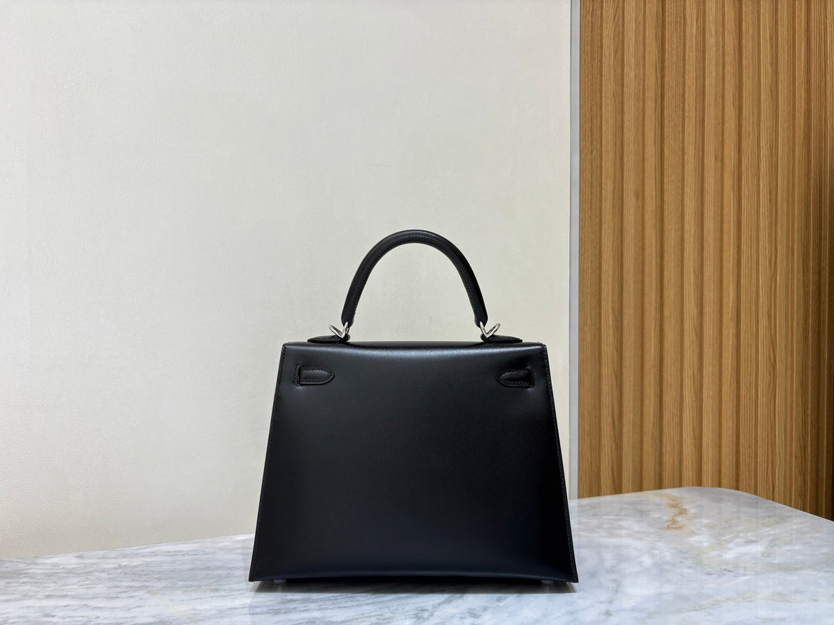 High-end Hermes 2026 Kelly Bag 25cm Box Calf Leather