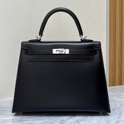 High-end Hermes 2026 Kelly Bag 25cm Box Calf Leather