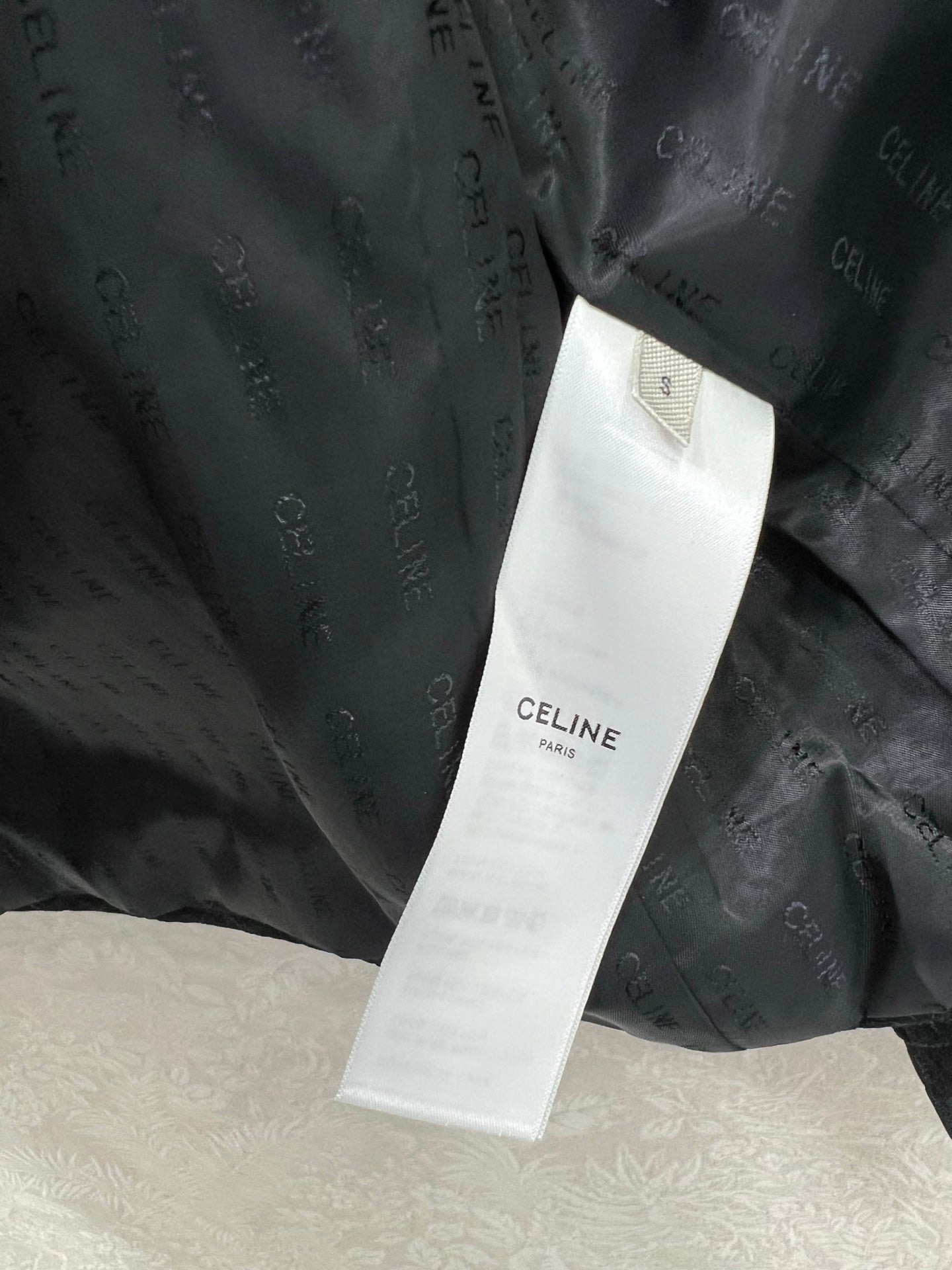Celine 25 Jacquard Cotton Twill Jacket 292272