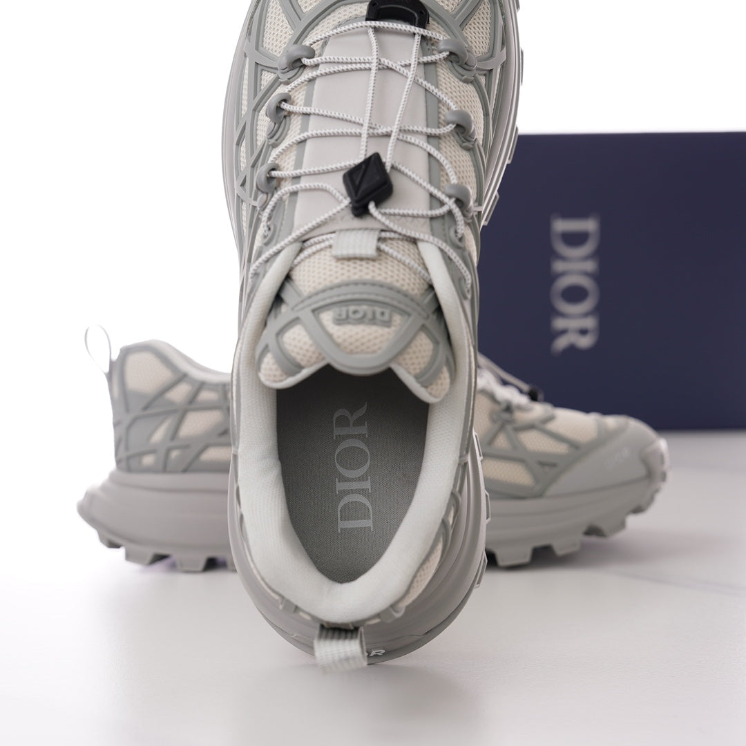 CD B31 SNEAKER BEIGE AND GRAY MESH FABRIC