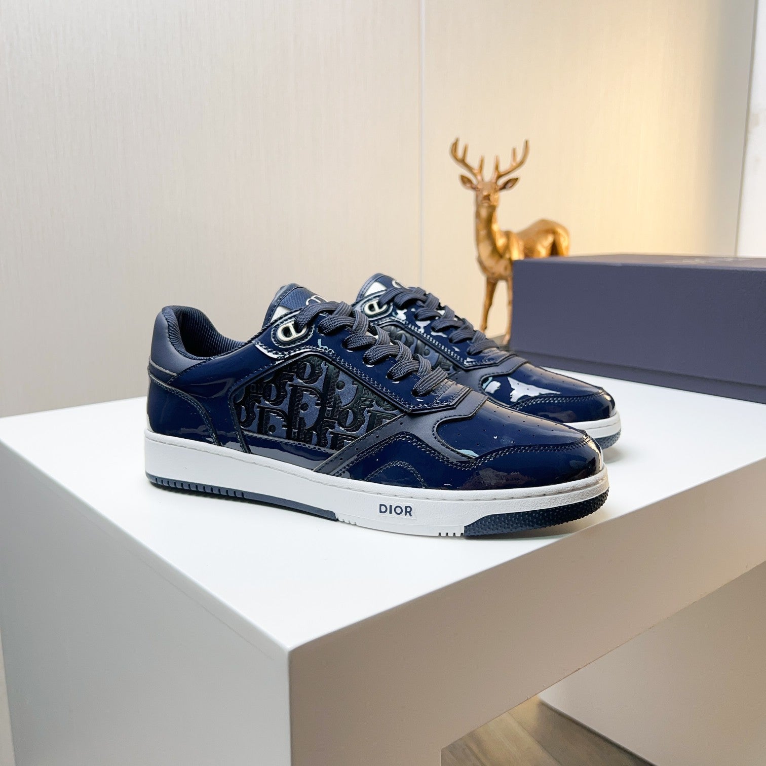 CD 25 B57 Sneaker Blue Patent Leather 750646