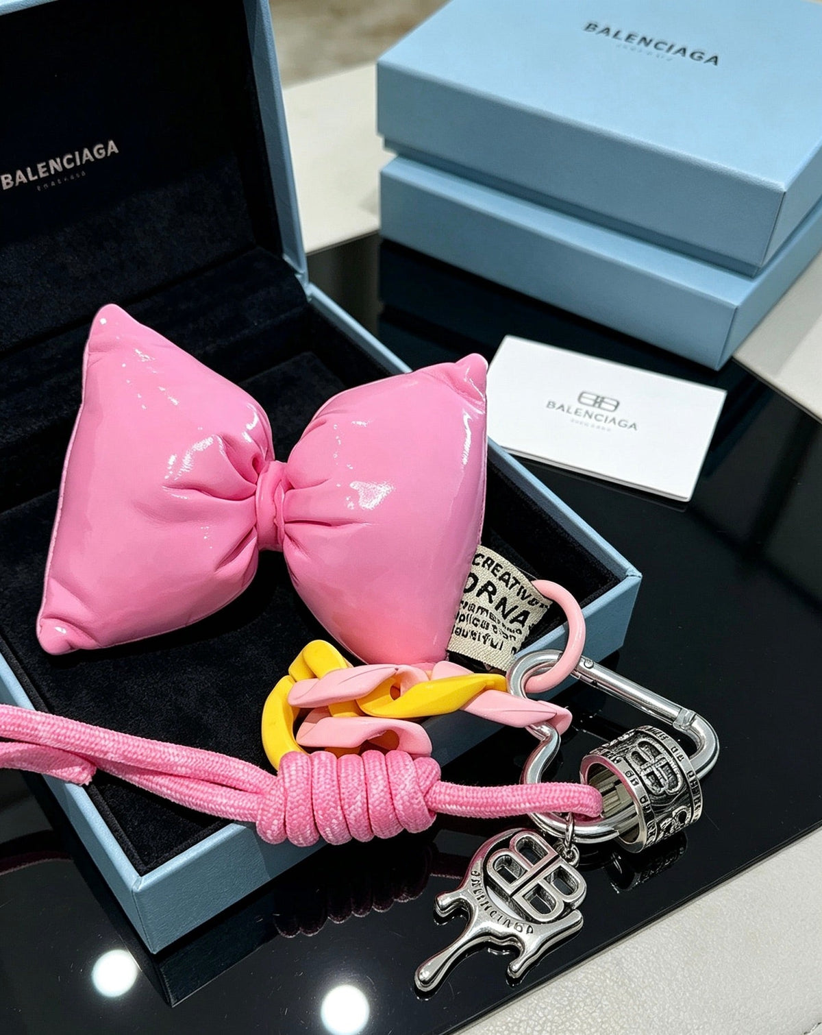 Balenciaga Pink Bow Charm