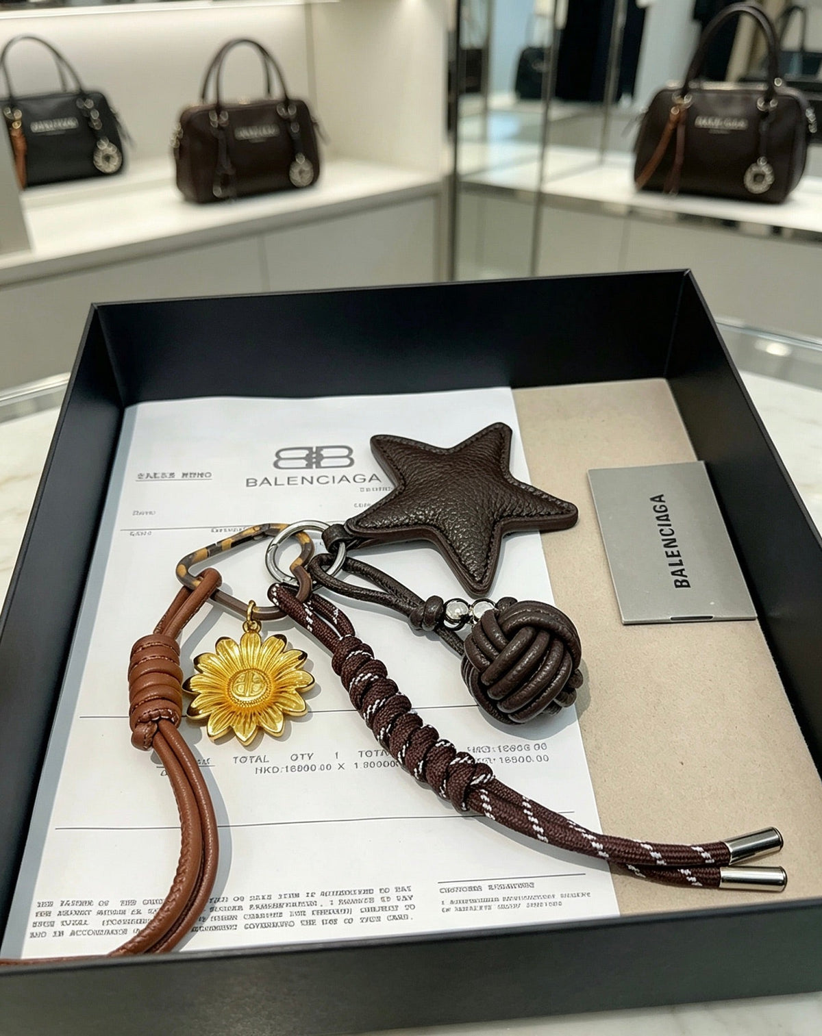 Balenciaga Star Leather Charm