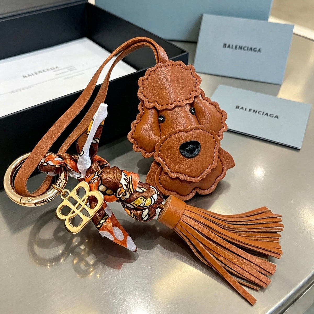 Balenciaga Brown Poodle Charm