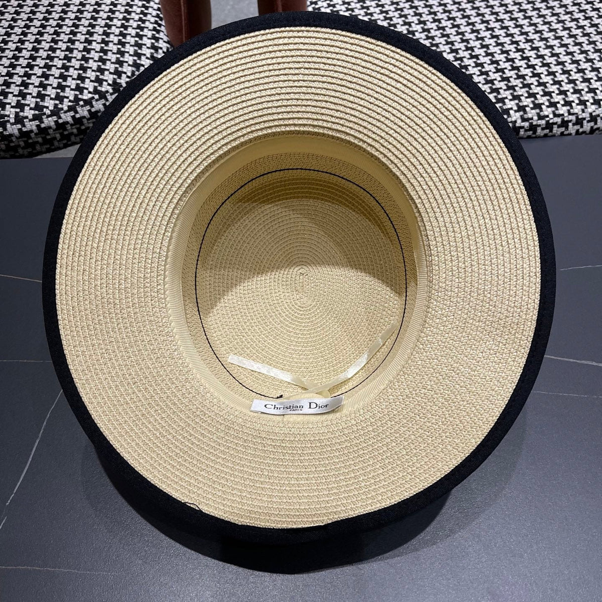 Dior Logo Straw Hat 491785