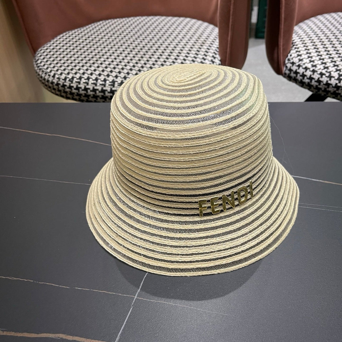Fendi Mesh Bucket Hat 491789