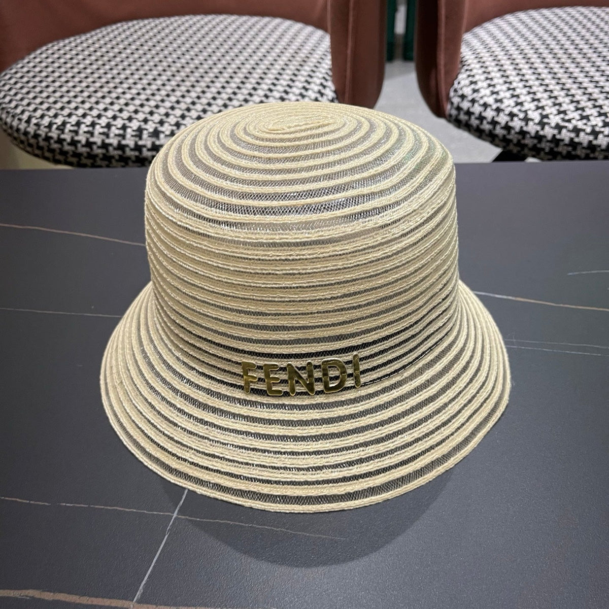 Fendi Mesh Bucket Hat 491789