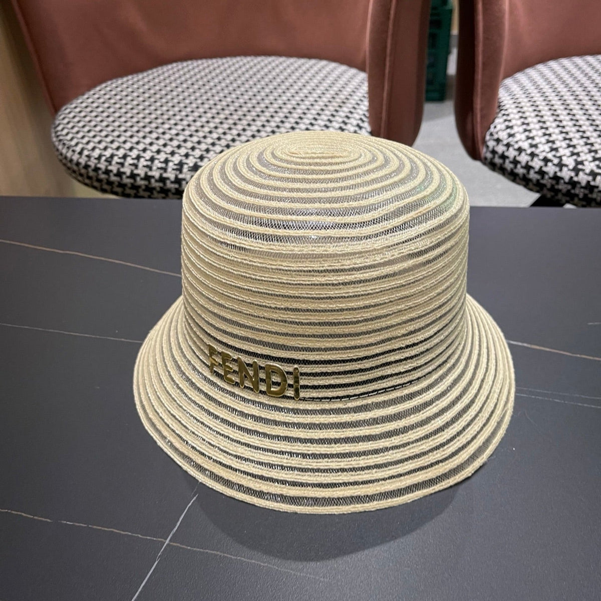 Fendi Mesh Bucket Hat 491789